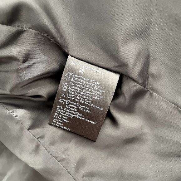 SAND Copenhagen Chili Tweed Jacket Size 38 Black Fringe - Picture 12 of 16